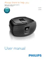 Philips AZ391 User Manual предпросмотр