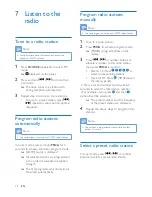 Preview for 14 page of Philips AZ420 User Manual