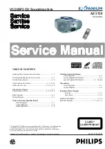 Philips AZ5130 Expanium Service Manual preview