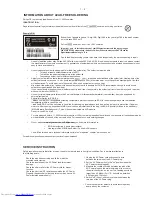 Предварительный просмотр 3 страницы Philips AZ5140 Service Manual