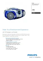 Philips AZ5155 Brochure & Specs предпросмотр