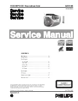 Preview for 1 page of Philips AZ5160 Service Manual