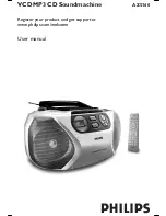 Philips AZ5160 User Manual preview