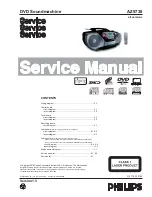 Preview for 1 page of Philips AZ5738 Service Manual