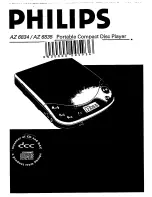 Предварительный просмотр 1 страницы Philips AZ6834 User Manual