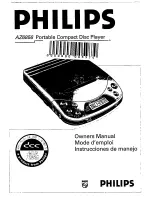 Предварительный просмотр 1 страницы Philips AZ6856 Owner'S Manual