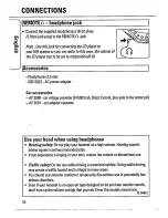 Предварительный просмотр 10 страницы Philips AZ6856 Owner'S Manual