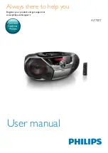 Philips AZ700T User Manual предпросмотр