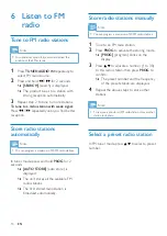 Preview for 16 page of Philips AZ700T User Manual