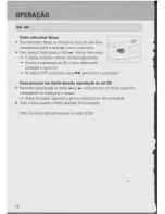 Предварительный просмотр 10 страницы Philips AZ7261 (Portuguese) Manual Do Usuário