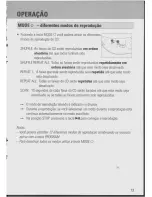 Предварительный просмотр 11 страницы Philips AZ7261 (Portuguese) Manual Do Usuário