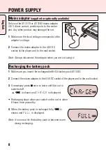 Preview for 8 page of Philips AZ7680 User Manual