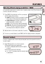 Preview for 15 page of Philips AZ7680 User Manual