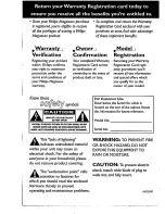 Предварительный просмотр 2 страницы Philips AZ7781 Owner'S Manual