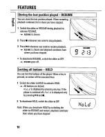 Предварительный просмотр 16 страницы Philips AZ7781 Owner'S Manual