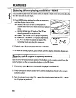 Предварительный просмотр 18 страницы Philips AZ7781 Owner'S Manual