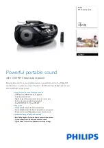 Philips AZ787 Specifications preview