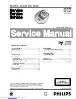 Philips AZ7900 Service Manual предпросмотр