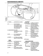 Preview for 4 page of Philips AZ8262 (German) Bedienungsanleitung