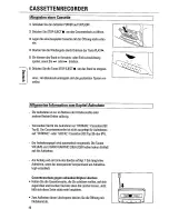 Preview for 10 page of Philips AZ8262 (German) Bedienungsanleitung