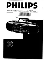 Philips AZ8348 User Manual preview