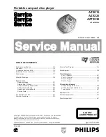 Philips AZ9015 Service Manual предпросмотр