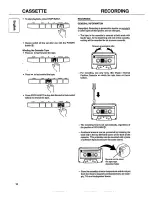 Предварительный просмотр 10 страницы Philips AZ9040 User Manual