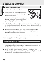 Preview for 22 page of Philips AZ9111 Owner'S Manual