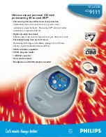 Preview for 1 page of Philips AZ9111 Specifications