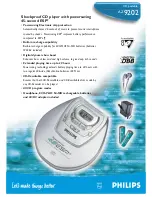 Philips AZ9202 Brochure preview