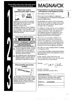 Preview for 3 page of Philips AZ9345 User Manual