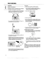 Preview for 12 page of Philips AZ9345 User Manual