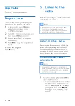 Preview for 9 page of Philips AZB200 User Manual