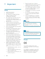 Предварительный просмотр 4 страницы Philips AZB500B User Manual