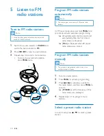 Предварительный просмотр 12 страницы Philips AZB500B User Manual