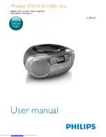 Philips AZB600 User Manual предпросмотр