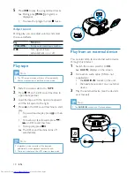 Предварительный просмотр 12 страницы Philips AZB600 User Manual