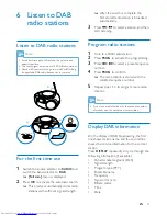 Предварительный просмотр 15 страницы Philips AZB600 User Manual