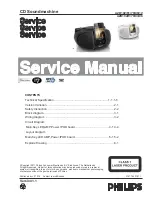 Preview for 1 page of Philips AZD102/61/79/96/12 Service Manual