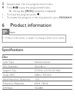 Preview for 17 page of Philips AZD208 User Manual