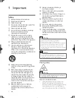 Preview for 3 page of Philips AZP6/12 User Manual