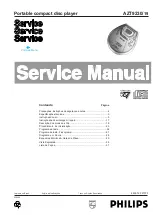 Предварительный просмотр 1 страницы Philips AZT9230 Service Manual