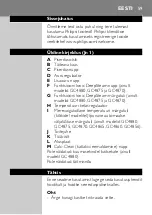 Preview for 59 page of Philips Azur 4800 Ionic GC4870 User Manual