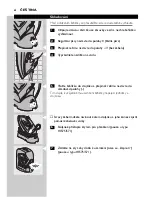 Preview for 62 page of Philips Azure Cordless HI570 Instructions For Use Manual