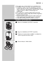 Preview for 65 page of Philips Azure Cordless HI570 Instructions For Use Manual