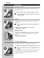 Preview for 70 page of Philips Azure Cordless HI570 Instructions For Use Manual