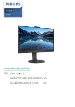 Предварительный просмотр 1 страницы Philips B Line 243B9 User Manual