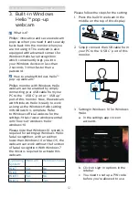 Предварительный просмотр 14 страницы Philips B Line 272B7 User Manual