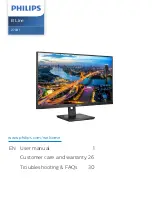 Philips B Line 276B1JH User Manual preview