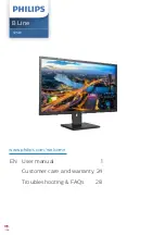 Philips B Line 325B1 User Manual предпросмотр